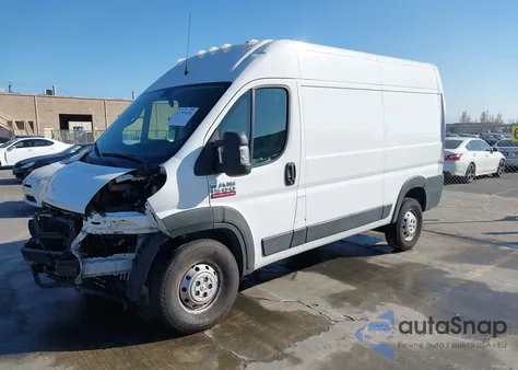 2021 Ram Promaster 1500 High Roof 136 Wb from USA, damaged, VIN 3C6LRVBGXME554127